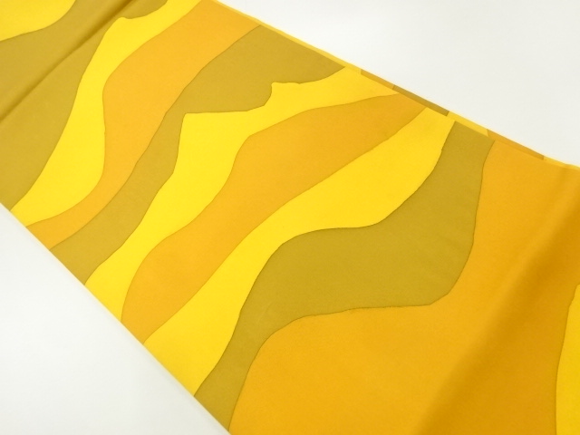 JAPANESE NAGOYA OBI / SHIOZE / WAVY STRIPE